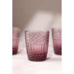 Rakle Vega 4'lü Su Bardağı Seti Bordo 300 cc