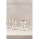 Rakle Astoria Gold 6'lı Çay Bardağı Seti 140 cc - Görsel 2