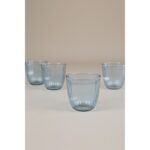 Rakle Splendid 4'lü Su Bardağı Seti Mavi 290 cc - Görsel 4