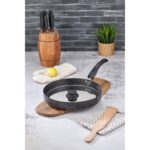 Polochef Çupra Döküm Granit Balık ve Börek Tavası Siyah 34 cm - Görsel 2