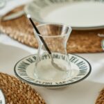 Bella Maison Book Lovers Porselen 6'lı Çay Bardağı Seti Siyah