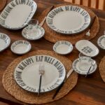 Bella Maison Book Lovers Porselen 6'lı Çay Bardağı Seti Siyah - Görsel 3