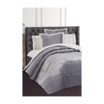 Çeyiz Diyarı Yumi 6 Parça Comforter Çeyiz Seti Gri