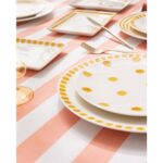 Madame Coco Faisceau 6 Kişilik 15 Parça Sunum Yemek Takımı - Sarı/beyaz - Görsel 3