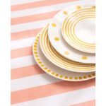 Madame Coco Faisceau 6 Kişilik 15 Parça Sunum Yemek Takımı - Sarı/beyaz - Görsel 5