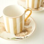 Bella Maison Blossom Porselen 2'li Kahve Fincanı Seti Bej (90 Cc) - Görsel 2
