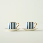 Bella Maison Blossom Porselen 2'li Kahve Fincanı Seti Mavi (90 Cc)