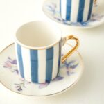 Bella Maison Blossom Porselen 2'li Kahve Fincanı Seti Mavi (90 Cc) - Görsel 2