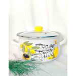 Olive Set Emaye Tencere 2750 ml 20 cm Çap Süt Yoğurt Çorba Tenceresi