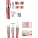 Yüz Kaş ve Tüm Vücut Epilasyon Aleti 3 Başlıklı Hassas Ciltlere Uygun Epilatör - Görsel 5