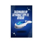 Taşınabilir Buharlı Ütü Ev Mini Giysi Temizleyici Asılı Ütü Makinesi - Görsel 2