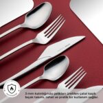 Emsan Fair 84 Parça 12 Kişilik Kutulu Çatal Kaşık Bıçak Takımı - Görsel 2
