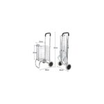 Katlanabilir Taşınabilir Alışveriş ve Taşıma  Arabası - Görsel 3