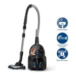 Philips Marathon Daily Torbasiz Elektrikli Süpürge, 750W, Powercyclone 8, Alerji Kilit Sistemi, Allergy H13 Filtre, Carpetclean Başlık (XB7150/07)