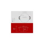 Döküm Yuvarlak Tencere, Trendy, 24 Cm, 4.49 L Hacim, Kırmızı - Görsel 5