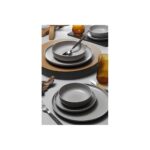 Moderna 16 Parça 4 Kişilik Yemek Takımı Gri