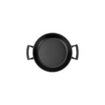 Döküm Yuvarlak Sahan Döküm Demir Yekpare Çift Kulplu ÇAP(Ø)24CM. - Görsel 2