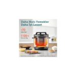 Düdüklü Tencere, 9'u 1 Arada, 14 Fonksiyonlu Çoklu Pişirici, 5,7 L Düdüklü Tencere, Yavaş - Görsel 3