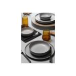 Moderna 18 Parça 6 Kişilik Yemek Takımı Gri - Görsel 2