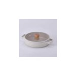 D-NEOF226L Fıka Cam Kapaklı Alumınyum Sıg Tencere 26 cm Be