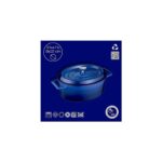 Metal Oval Mini Tencere, Mavi - Görsel 4