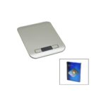 Go İthalat 3 KAPASİTE=1000-3000-5000GR/1GR 180X140X18MM Dijital Platin Mutfak Terazi - Tartı Pilli= 2pcs Ince (5256)