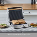 Homend Grilliant 1344H Inox Gövdeli Döküm Plakalı Tost ve Izgara Makinesi