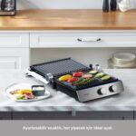 Homend Grilliant 1344H Inox Gövdeli Döküm Plakalı Tost ve Izgara Makinesi - Görsel 4