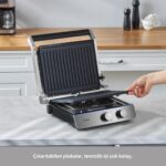 Homend Grilliant 1344H Inox Gövdeli Döküm Plakalı Tost ve Izgara Makinesi - Görsel 5
