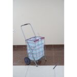 Asvera Yakut Serisi – Katlanır Telli Pazar Arabası | Tekerlekli Alışveriş Market Su Taşıma Arabası