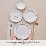Karaca Floret 24 Parça 6 Kişilik Yemek Takımı - Görsel 4