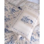 Madame Coco Chapele Tek Kişilik %100 Pamuk Ranforce Baskılı Nevresim Takımı - Mavi - Görsel 4