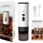 Kablosuz Elektrikli Taşınabilir Espresso Kahve Makinesi – Araba, Ev ve Kamp Için Kapsül ve Toz Kahve, Seyahat Dostu 7800MAH Pil - Görsel 4
