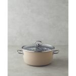 English Home Sartagi Emaye Kızartma Tencere 22 cm Mocha
