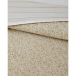 English Home Petty Chic Kolay Ütülenir Tek Kişilik Nevresim Seti 160X220 cm Açık Sarı - Görsel 3