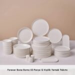 Karaca Stream Bone Bomo 53 Parça 12 Kişilik Yemek Takımı - Görsel 3