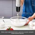 Karaca Inox Quick Mix Hız Ayarlı 1300W El Blender Set - 9637B - Görsel 4
