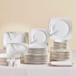 Karaca Square Bone Autumn 53 Parça 12 Kişilik Yemek Takımı Gold