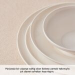 Karaca Stream Bone Selene 24 Parça 6 Kişilik Yemek Takımı - Görsel 5