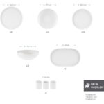 Karaca Red Carpet Collection Stream Bone Sirius 53 Parça 12 Kişilik Yemek Takımı Gold - Görsel 2