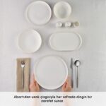 Karaca Red Carpet Collection Stream Bone Sirius 53 Parça 12 Kişilik Yemek Takımı Gold - Görsel 4