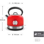 Karaca Retro Su Isıtıcısı Kettle 2202 Kırmızı 2200W - Görsel 2