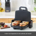 Karaca Future Essential Tost Makinesi Matte Black 1800 W 4 Dilim Kapasiteli - Görsel 5