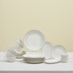 Karaca Elegance Bone New Marcelo 26 Parça 6 Kişilik Kahvaltı Takımı Platin