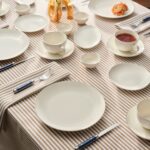 Karaca Elegance Bone New Marcelo 26 Parça 6 Kişilik Kahvaltı Takımı Platin - Görsel 4