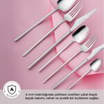 Emsan Destrier 84 Parça 12 Kişilik Kutulu Çatal Kaşık Bıçak Takımı - Görsel 2