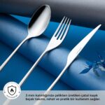 Emsan Bello 18 Parça 6 Kişilik Çatal Kaşık Bıçak Seti - Görsel 2