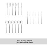 Emsan Bello 18 Parça 6 Kişilik Çatal Kaşık Bıçak Seti - Görsel 5