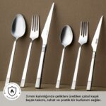 Emsan Duru 84 Parça Lüks Kutulu Çatal Kaşık Bıçak Seti - Görsel 2