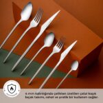 Emsan Arven 84 Parça 12 Kişilik Kutulu Çatal Kaşık Bıçak Takımı - Görsel 2